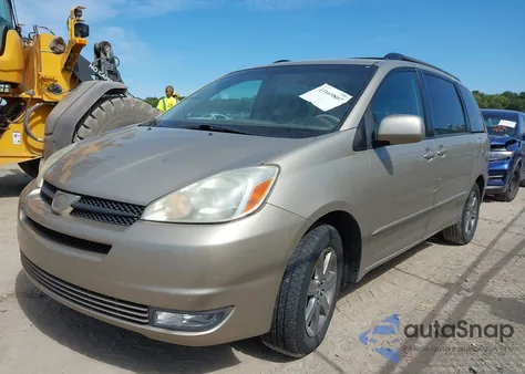 2005 Toyota Sienna Xle из США, поврежденный, VIN 5TDZA22C05S287965